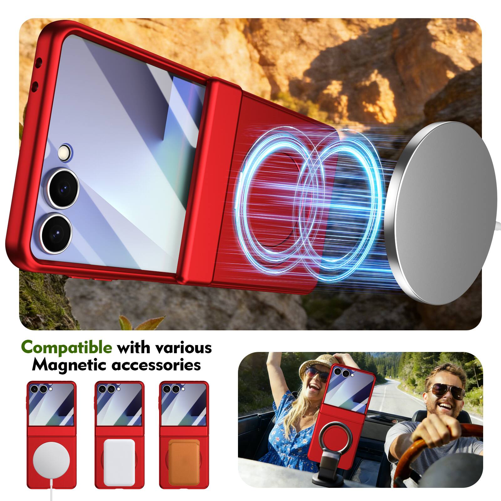 Compatible with various Magnetic accessories