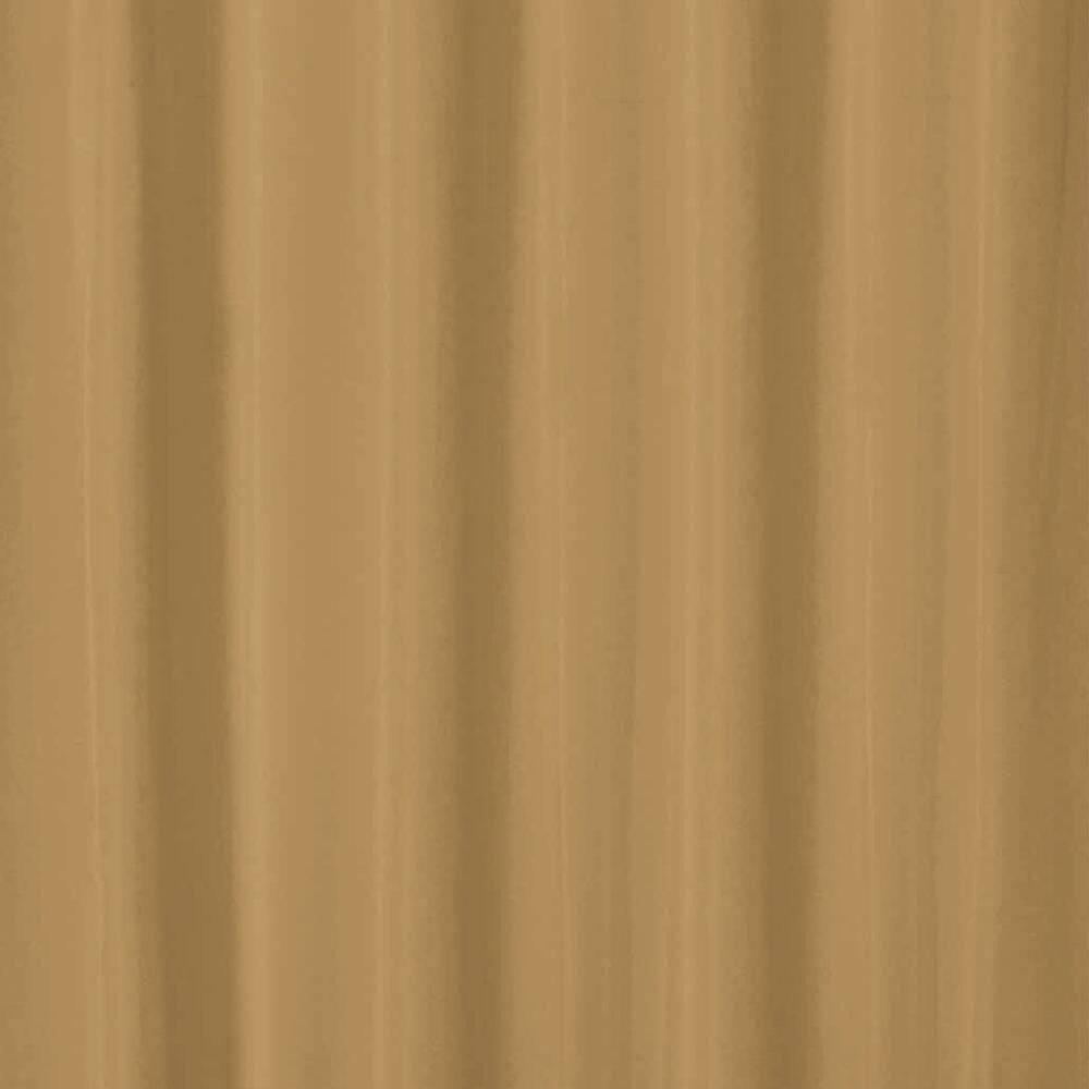 Front. RT Designers Collection - Kennedy Elegant Gold Grommet Curtain Panel by RT Designers Collection - Gold.