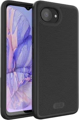 TUDIA - MergeGrip for NUU X7 Plus Case Drop Tested Phone Cover - Black