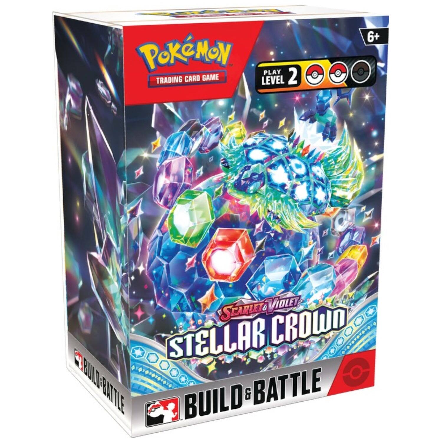 Pokémon Trading Card Game Level 2 6+ Scarlet & Violet Stellar Crown Build & Battle