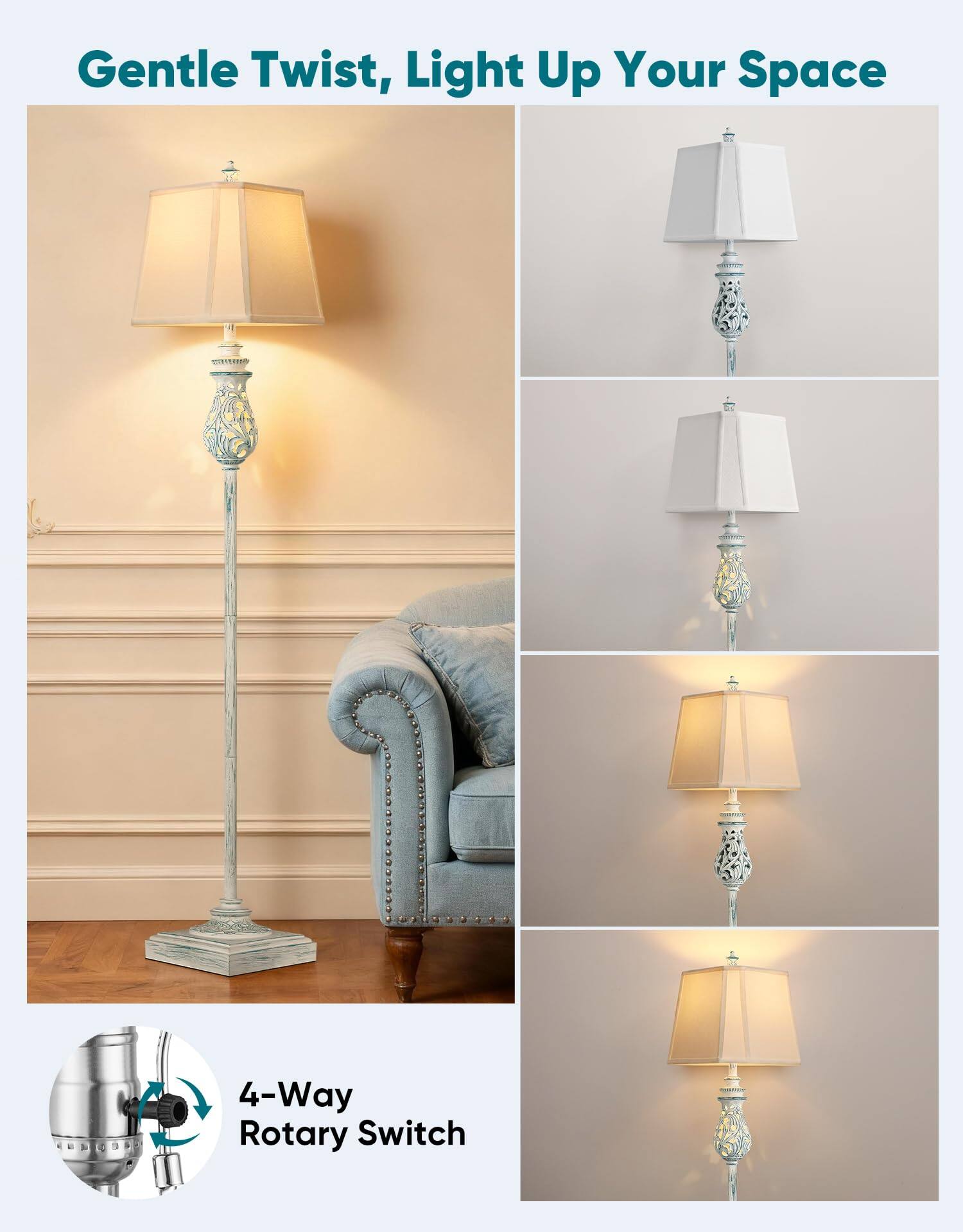 Gentle Twist, Light Up Your Space

4-Way Rotary Switch