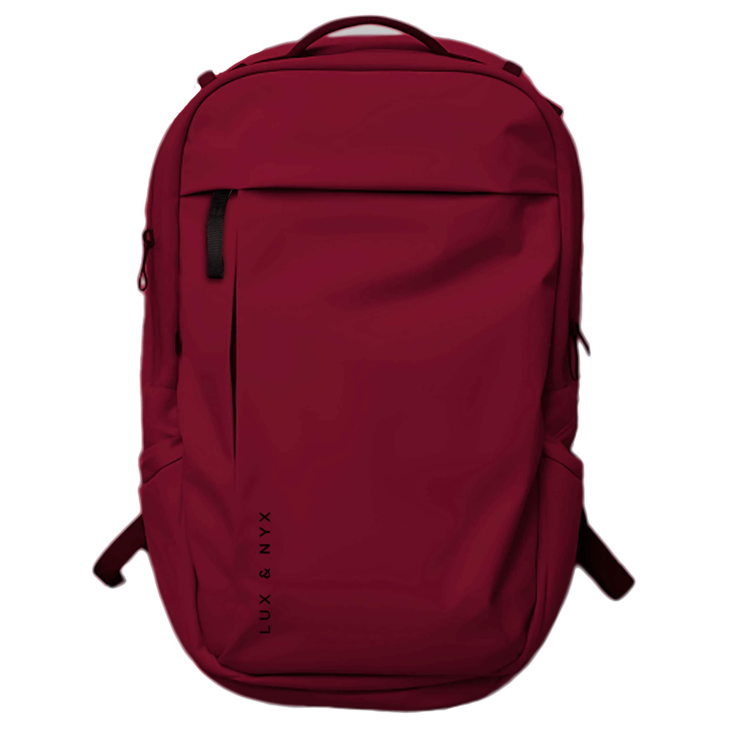 Lux & Nyx - Purpose Multi-compartment 16" Laptop Backpack - Crimson