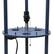 Alt View 18. Simple Designs - Round Etagere Storage Floor Lamp with 2 USB, 1 Outlet - Navy.