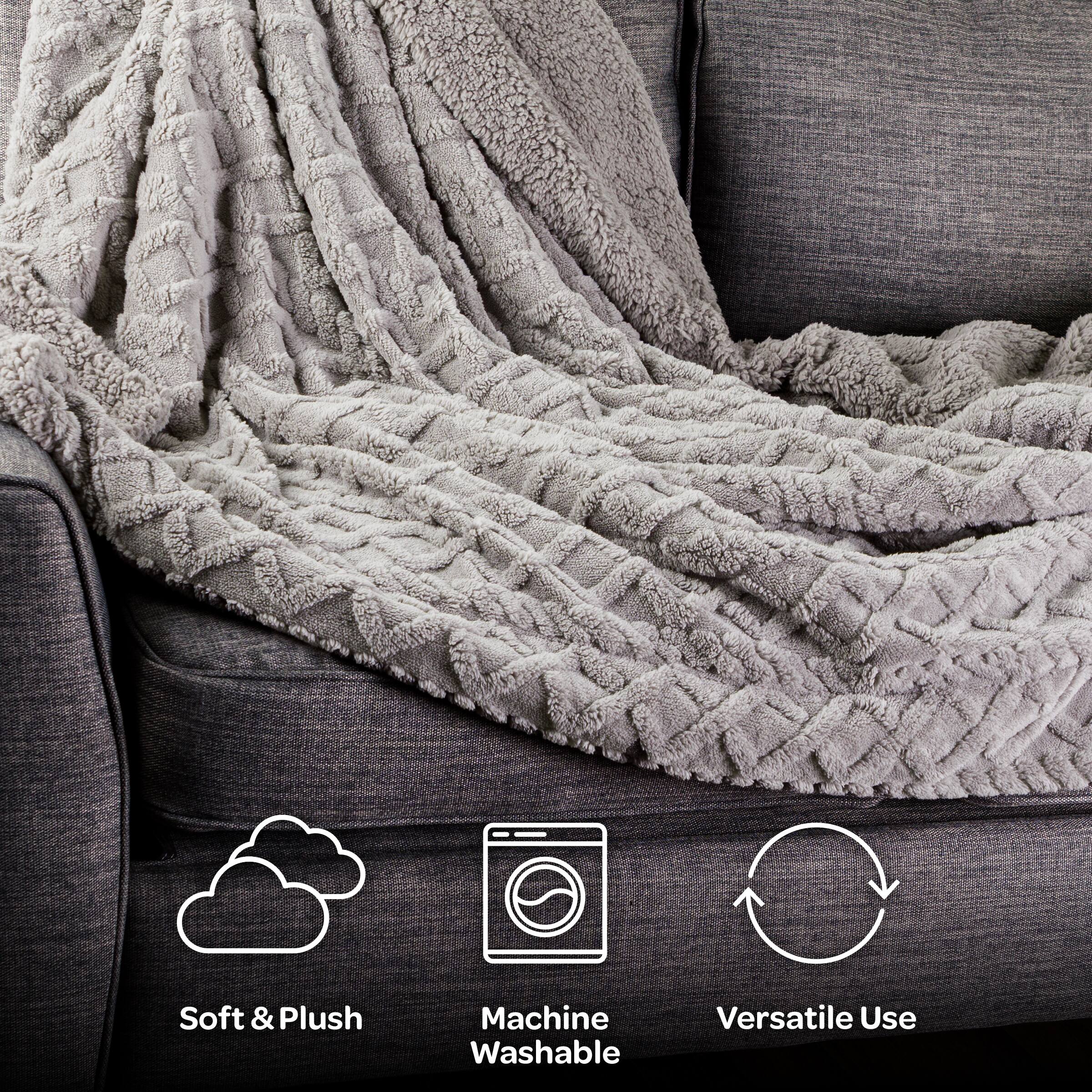 Soft & Plush  
Machine Washable  
Versatile Use