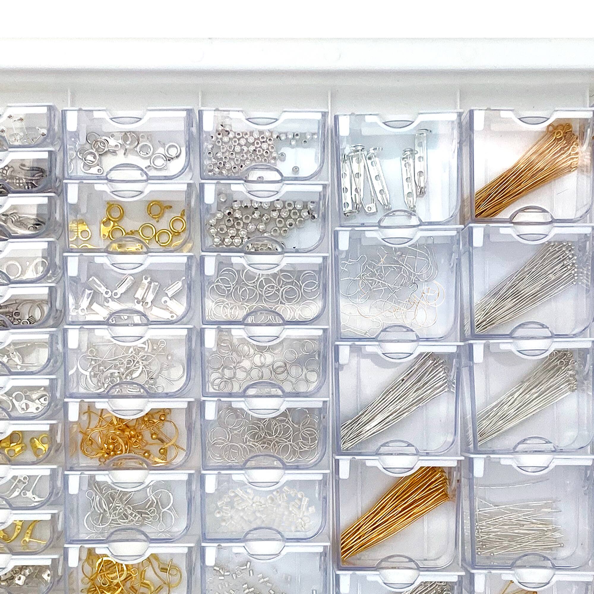Alt View 3. Bead Storage Solutions - Bead Storage Solutions Elizabeth Ward 1,111pc Assorted Jewelry Findings Tray - Multicolor.