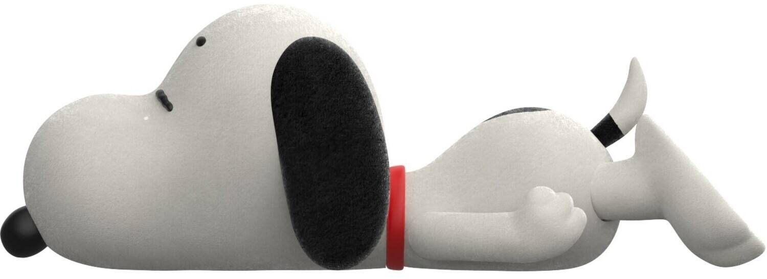 Alt View 3. Super7 - Peanuts - ReAction Figures - Snoopy (Sleeping, Flocked)   - COLLECTIBLES - Multicolor.