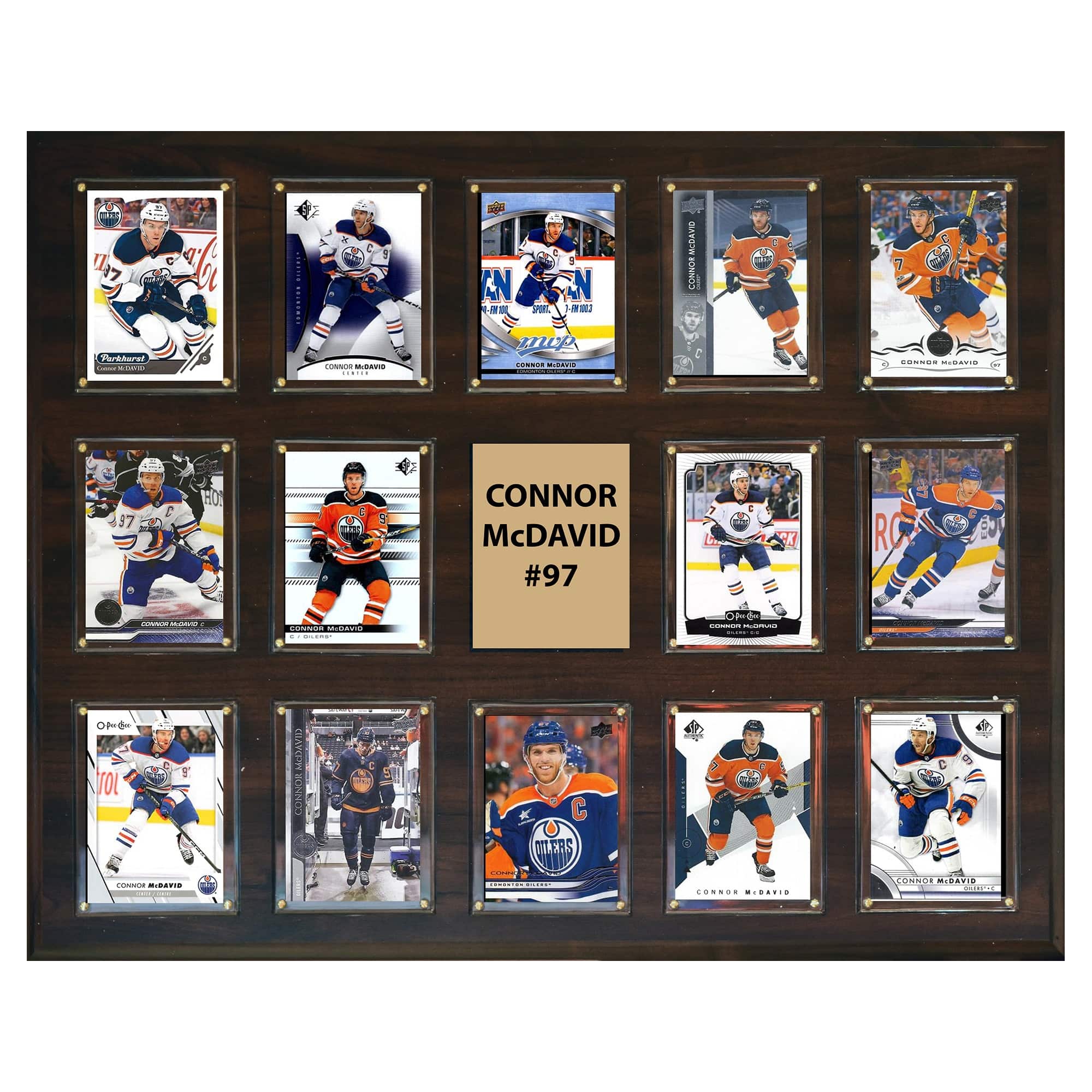 "C&I Collectibles - Connor McDavid Edmonton Oilers 16"" x 20"" Trading Card Plaque - Multicolor" price history on PriceWatchPro