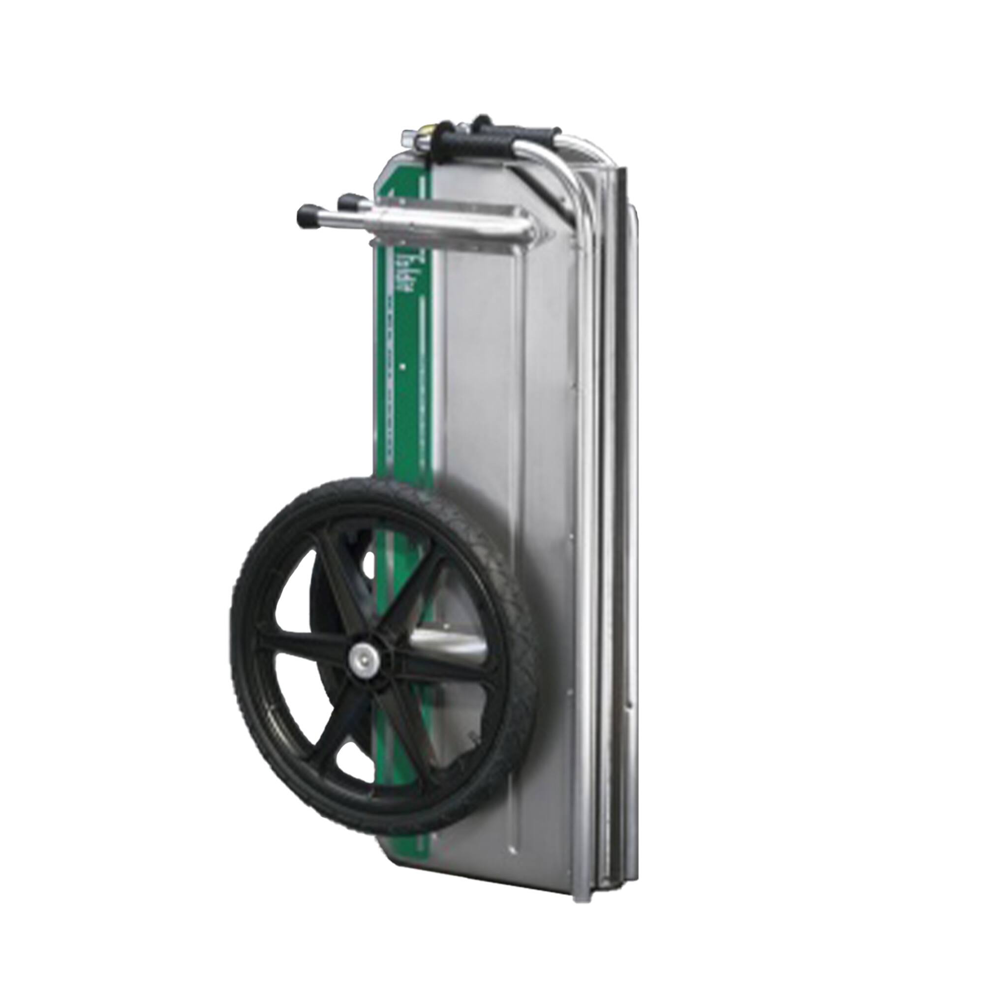 Alt View 5. Tipke Manufacturing Company - Tipke Manufacturing Company Foldit Do It All Aluminum Folding Cart, Green Stripe - Silver.