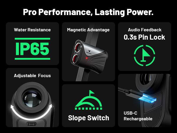 Pro Performance, Lasting Power.

- Water Resistance IP65
- Magnetic Advantage
- Audio Feedback 0.3s Pin Lock
- Adjustable Focus
- Slope Switch
- USB-C Rechargeable