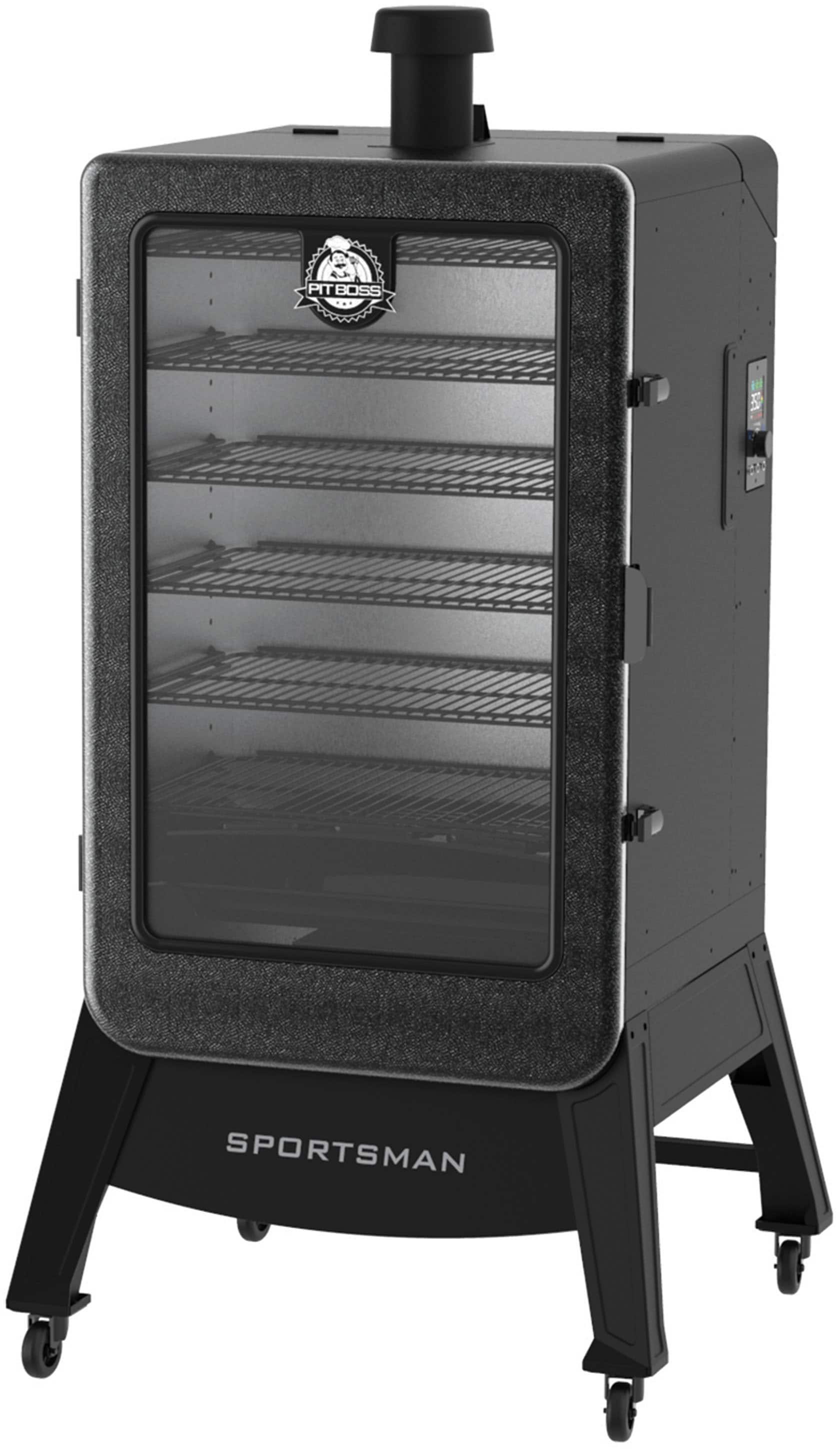 Pit Boss - 7 Series Vertical Smoker - Sportsman Gray - Alt_View_Zoom_2