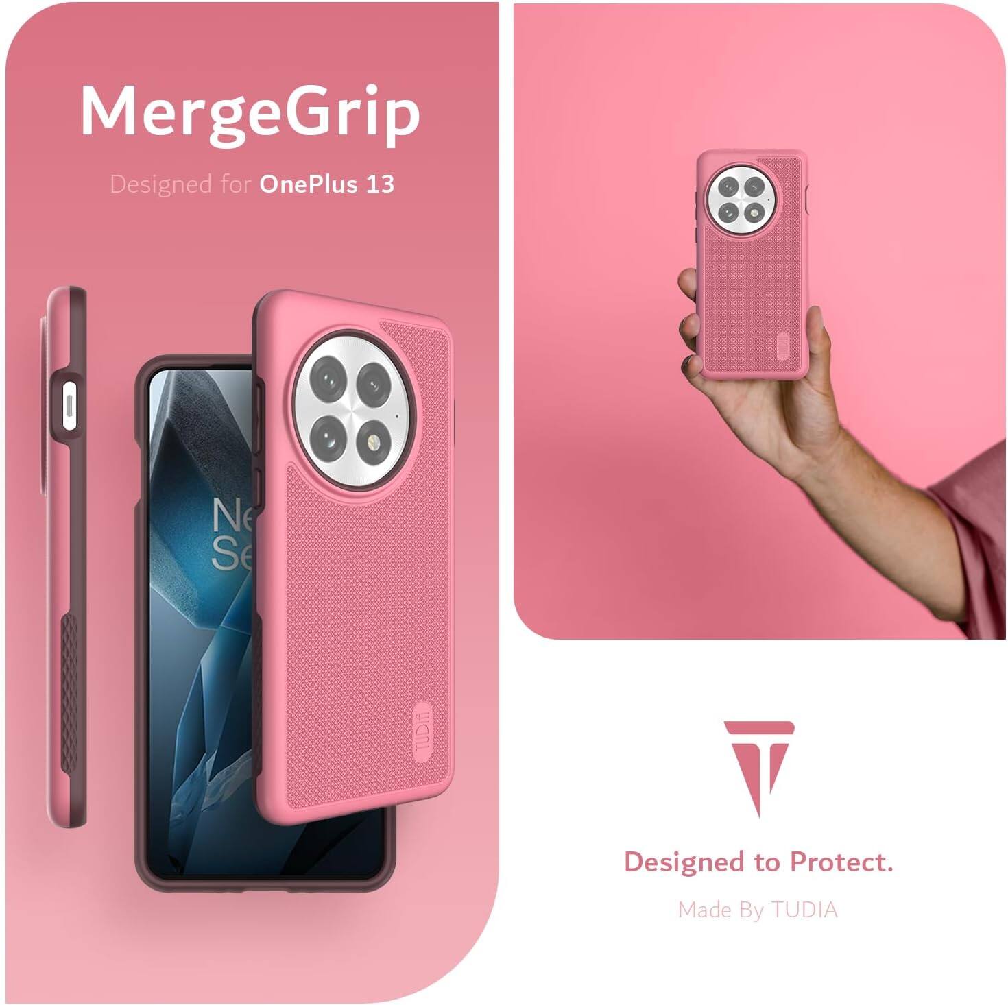 MergeGrip  
Designed for OnePlus 13  

Designed to Protect.  
Made By TUDIA