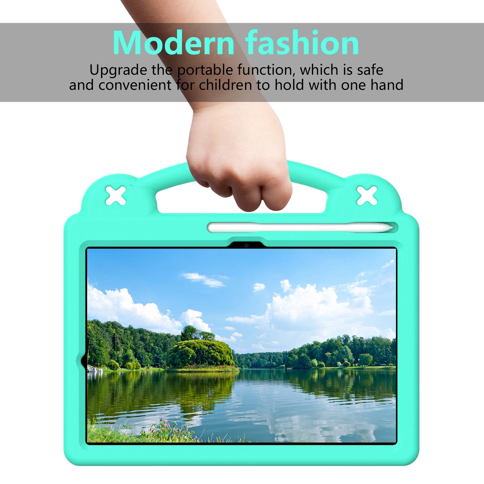 Modern fashion  
Upgrade the portable function, which is safe and convenient for children to hold with one hand