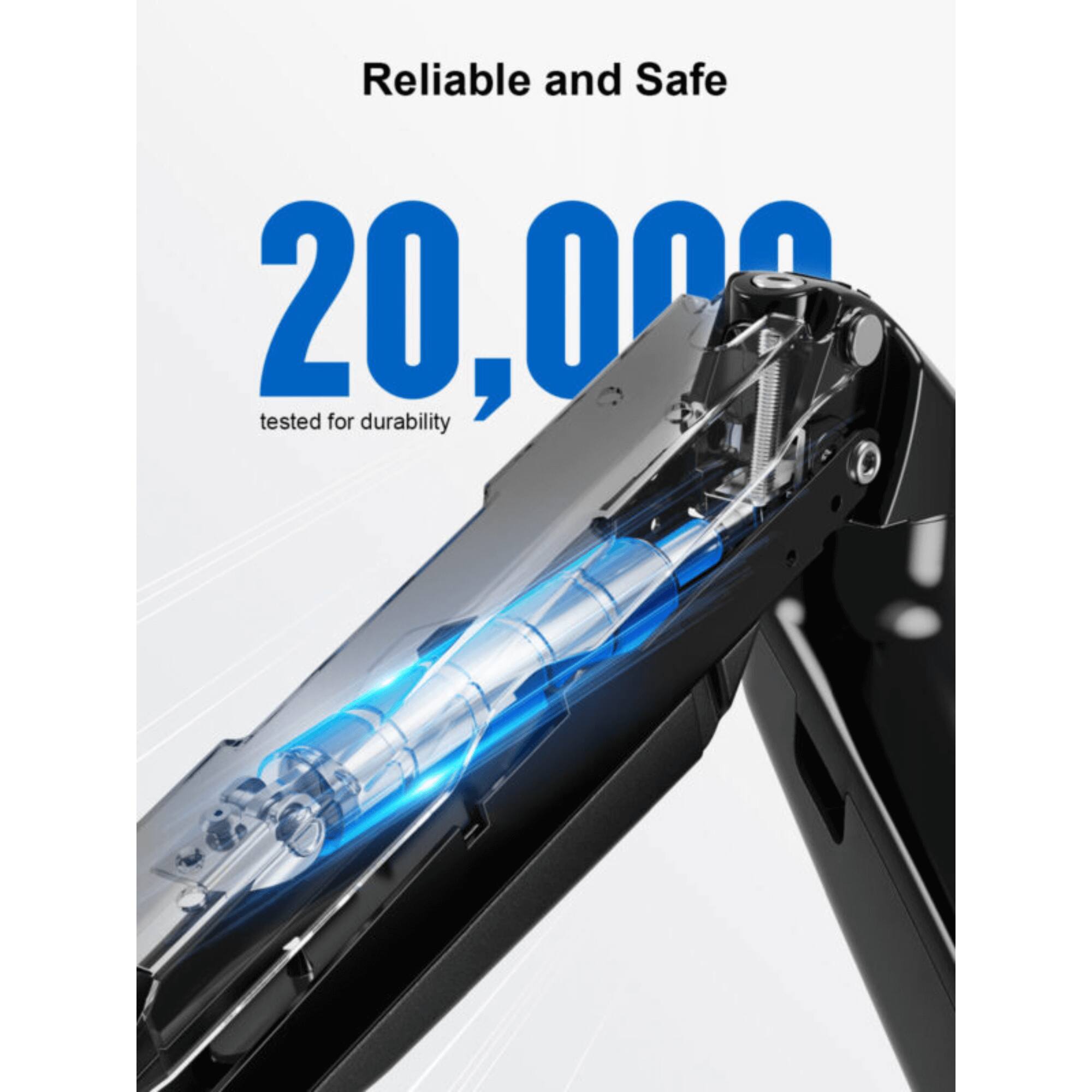 Reliable and Safe
20,000 tested for durability