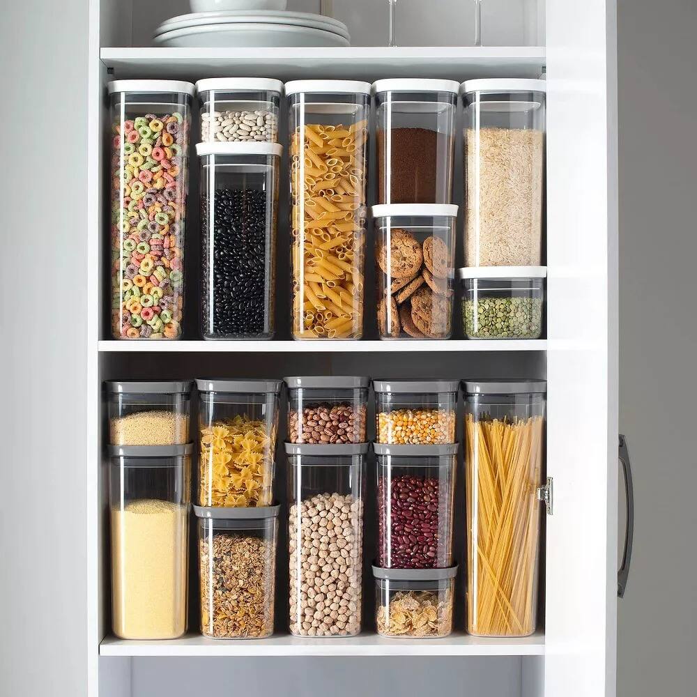 Alt View 8. OU - OU Airtight Food Storage Container 1.6qt, BPA Free Clear Plastic Storage Container with Leak Proof Lid.