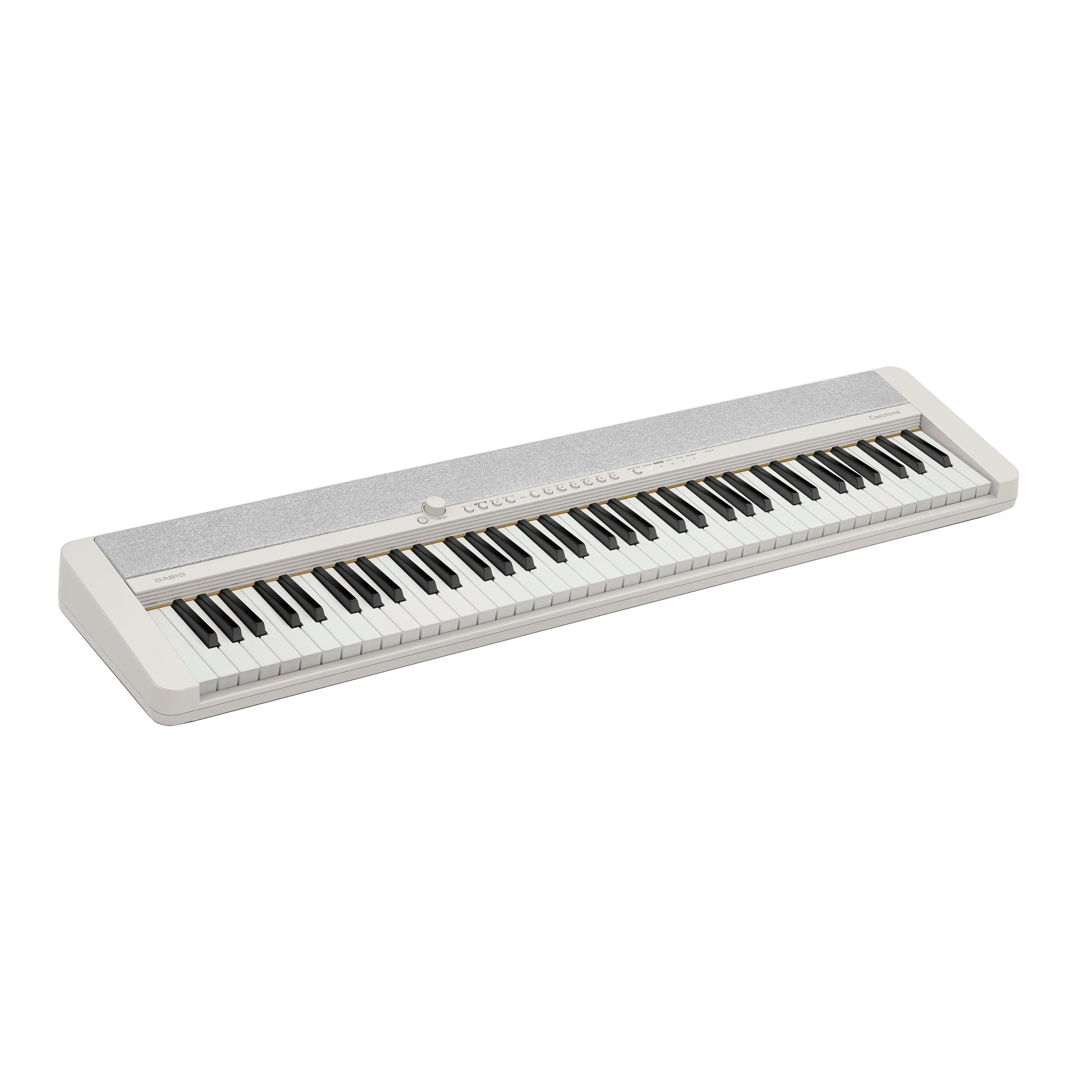 Alt View 11. Casio - Casio Casiotone CTS176 76-Key Portable Keyboard with Power Supply in White - White.