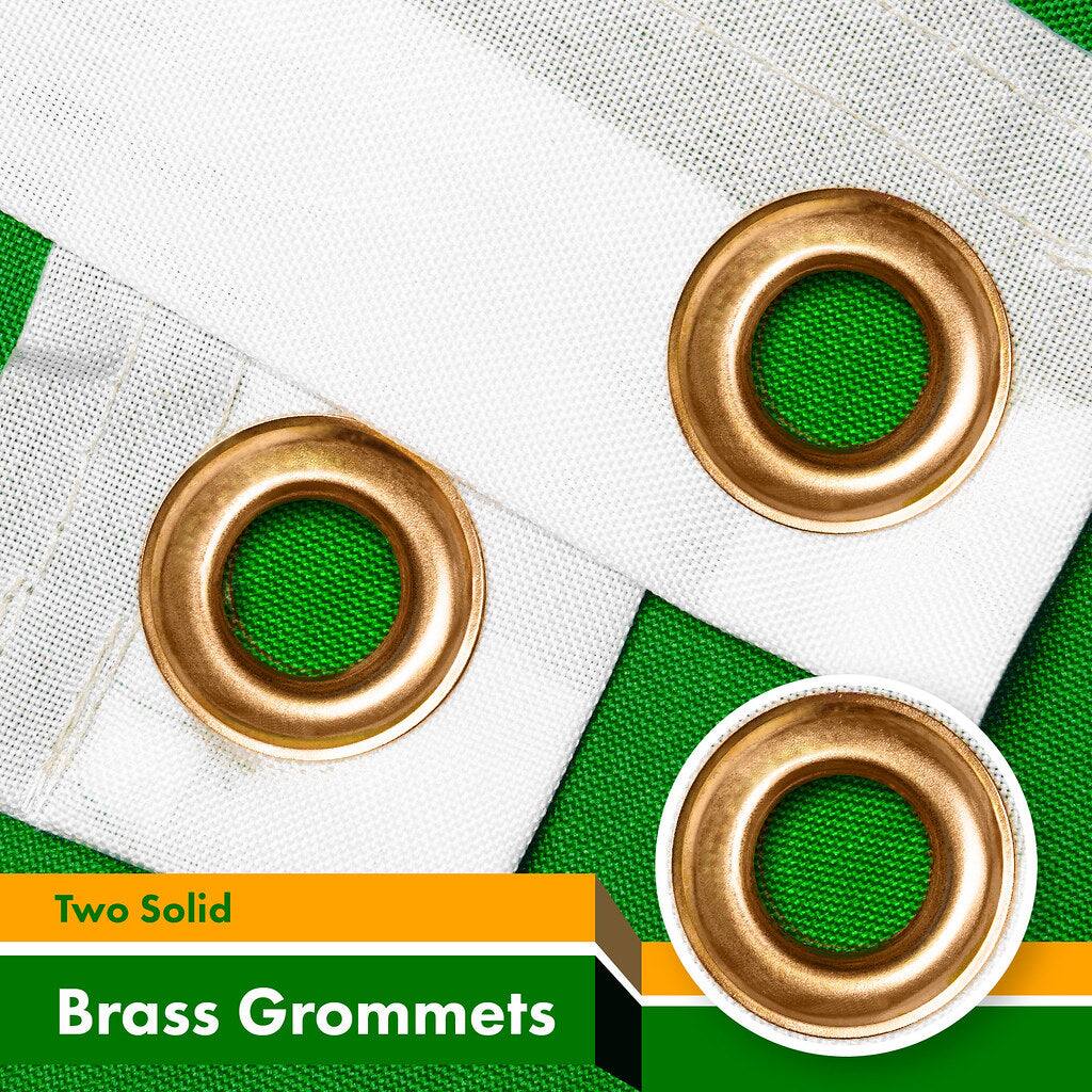 Two Solid Brass Grommets