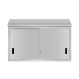 Koolmore - 48 Inch Commercial Wall Cabinet with Sliding Doors 15 x 48 NSF - Stainless Steel