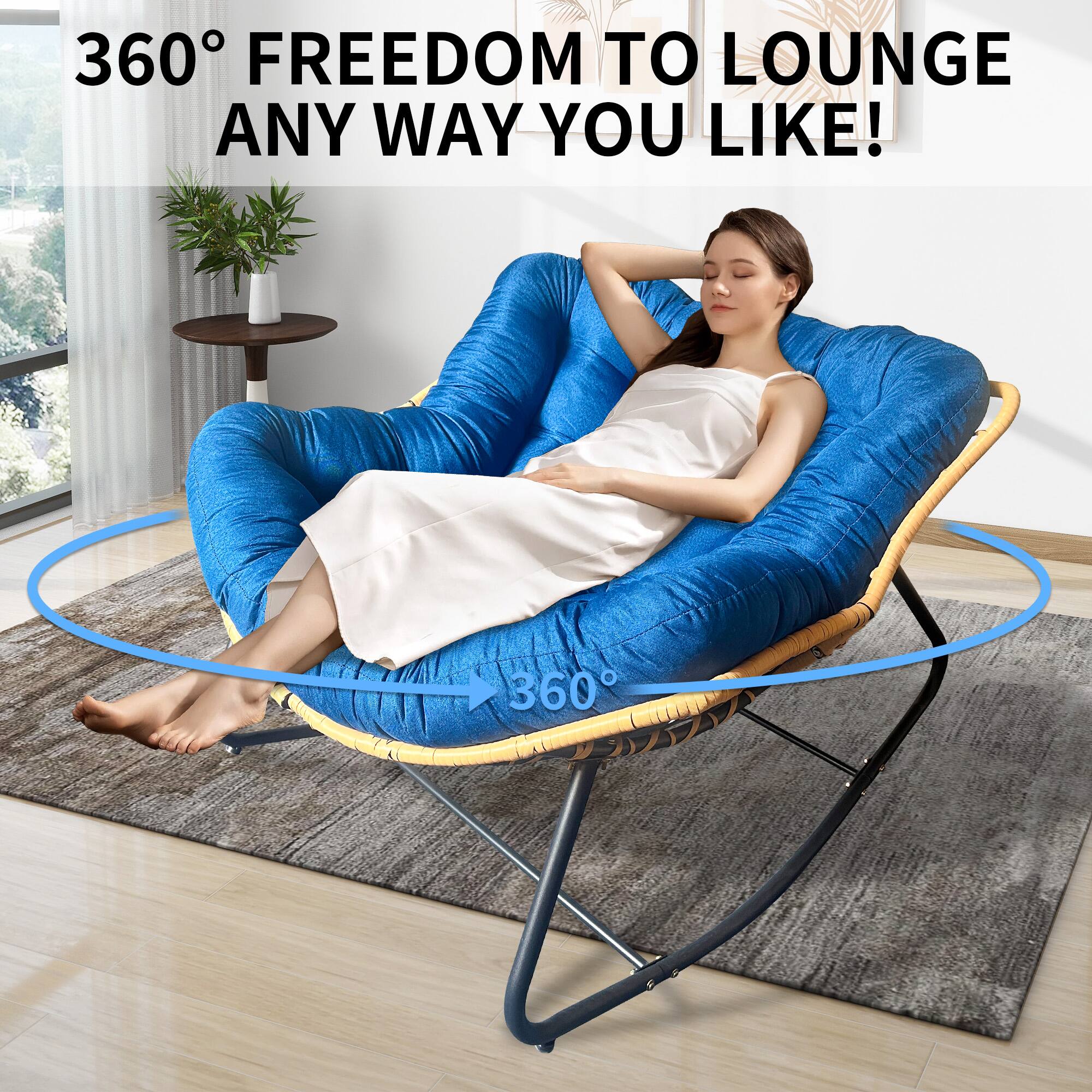 360° FREEDOM TO LOUNGE ANY WAY YOU LIKE!

360°