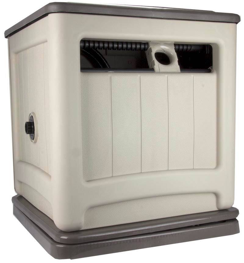 Alt View 5. Suncast - Suncast Swivel Hose Reel Storage Hideaway w/Smart Trak Hose Guide & Bin (2 Pack).