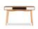 Angle. Linon Home Décor - Pollard Two-Drawer Writing Desk - Natural & White.