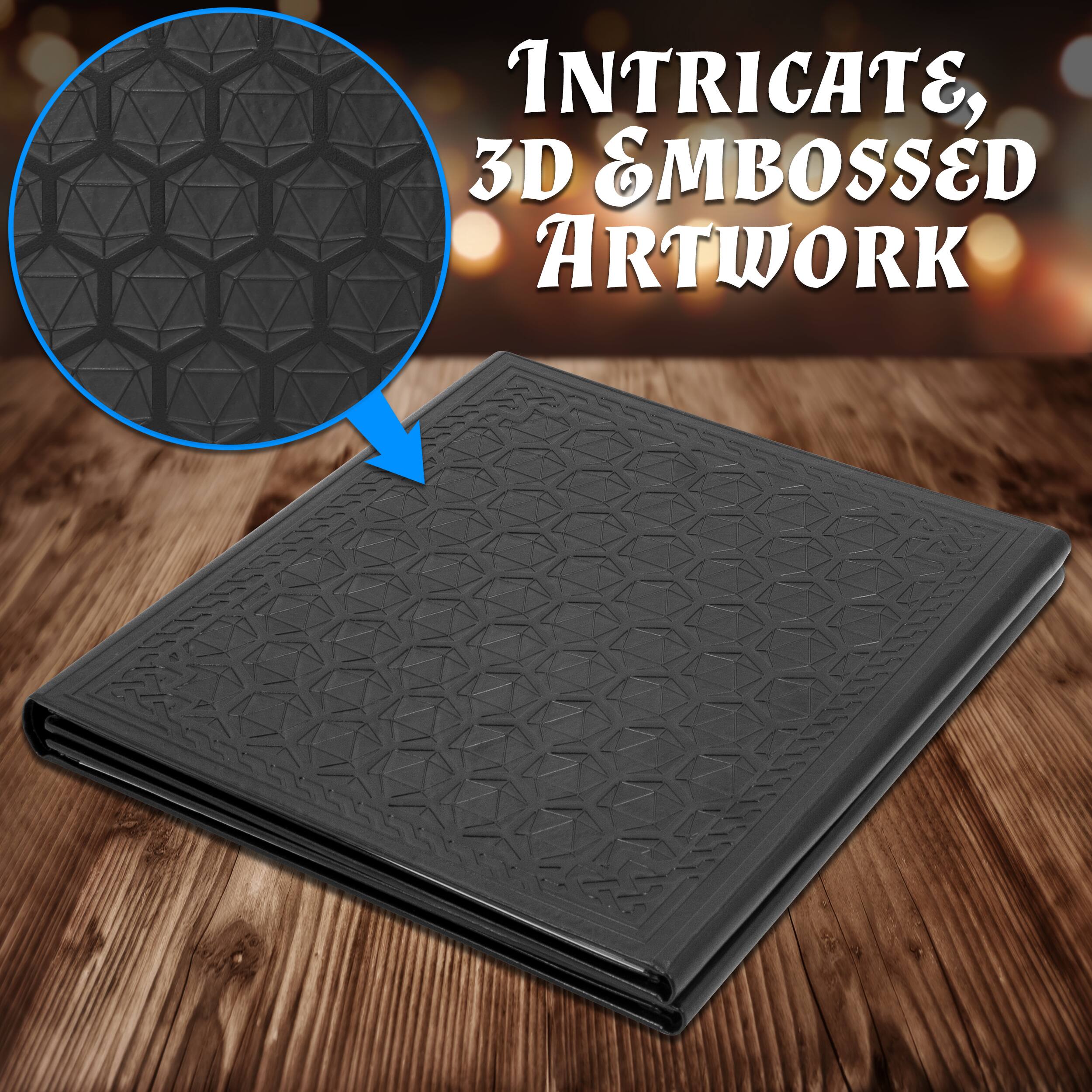 Intricate, 3D Embossed Artwork
