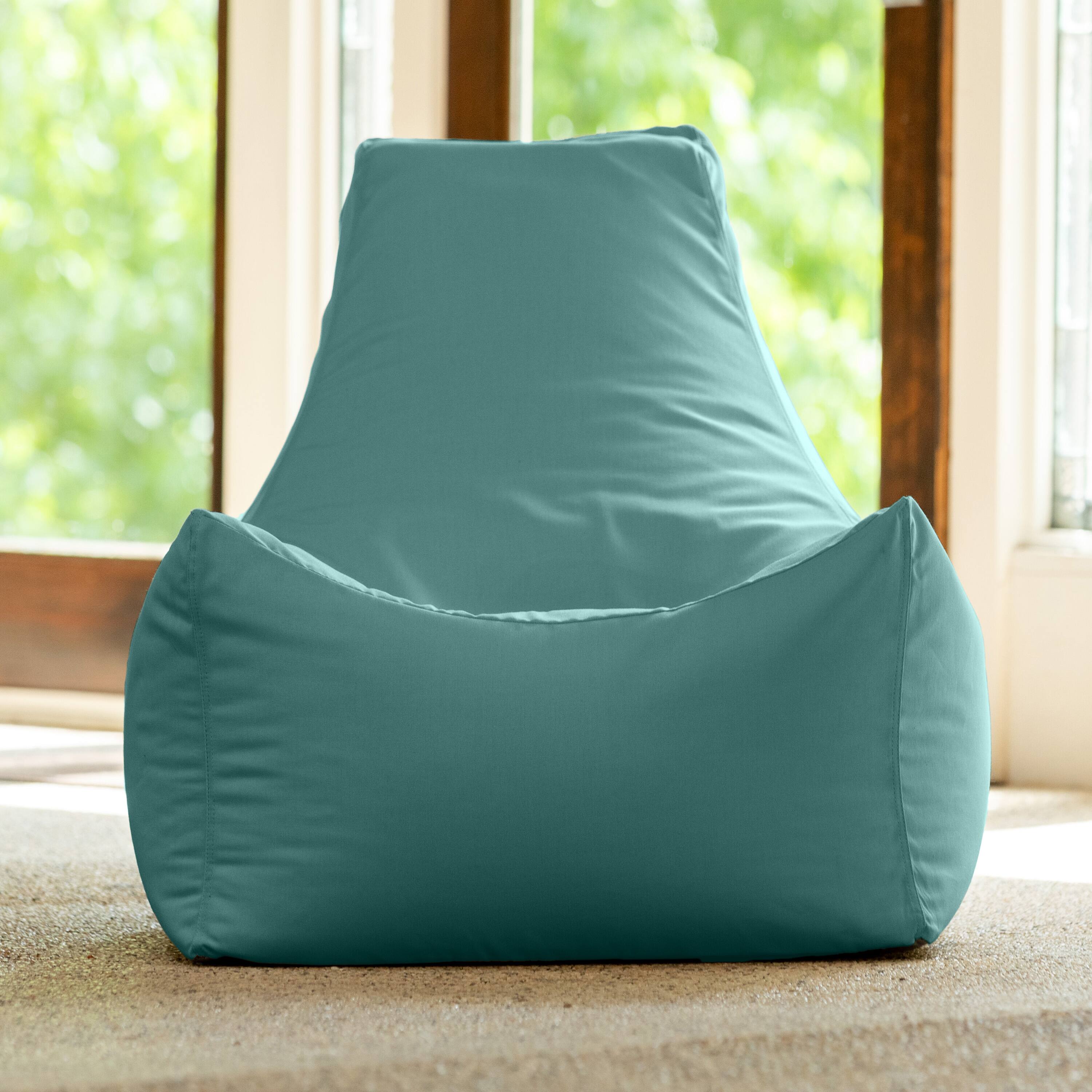 Back. Jaxx - Jaxx Juniper Outdoor Bean Bag Patio Chair & Poolside Lounge, Breeze - Breeze.