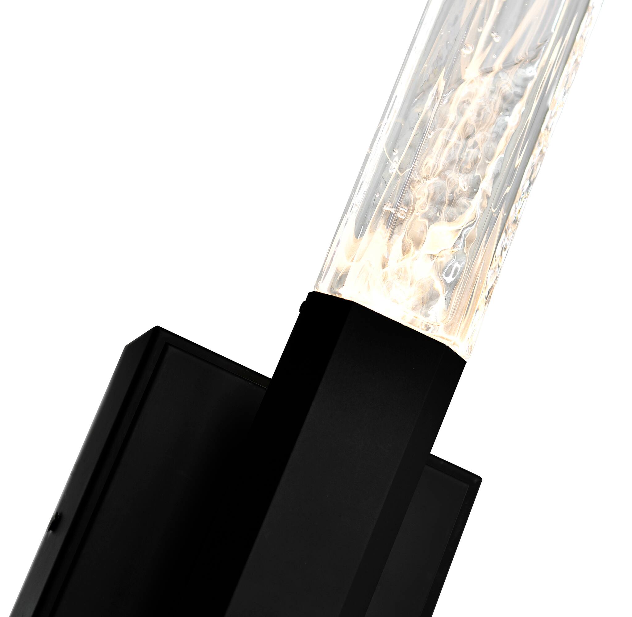 Alt View 1. CWI Lighting - Greta Integrated LED Black Wall Light - Black.