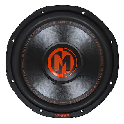 Front. Memphis Car Audio - Memphis Audio MJP1544 15" Dual 4 Ohm MOJO Pro Subwoofer - Black/Gray.