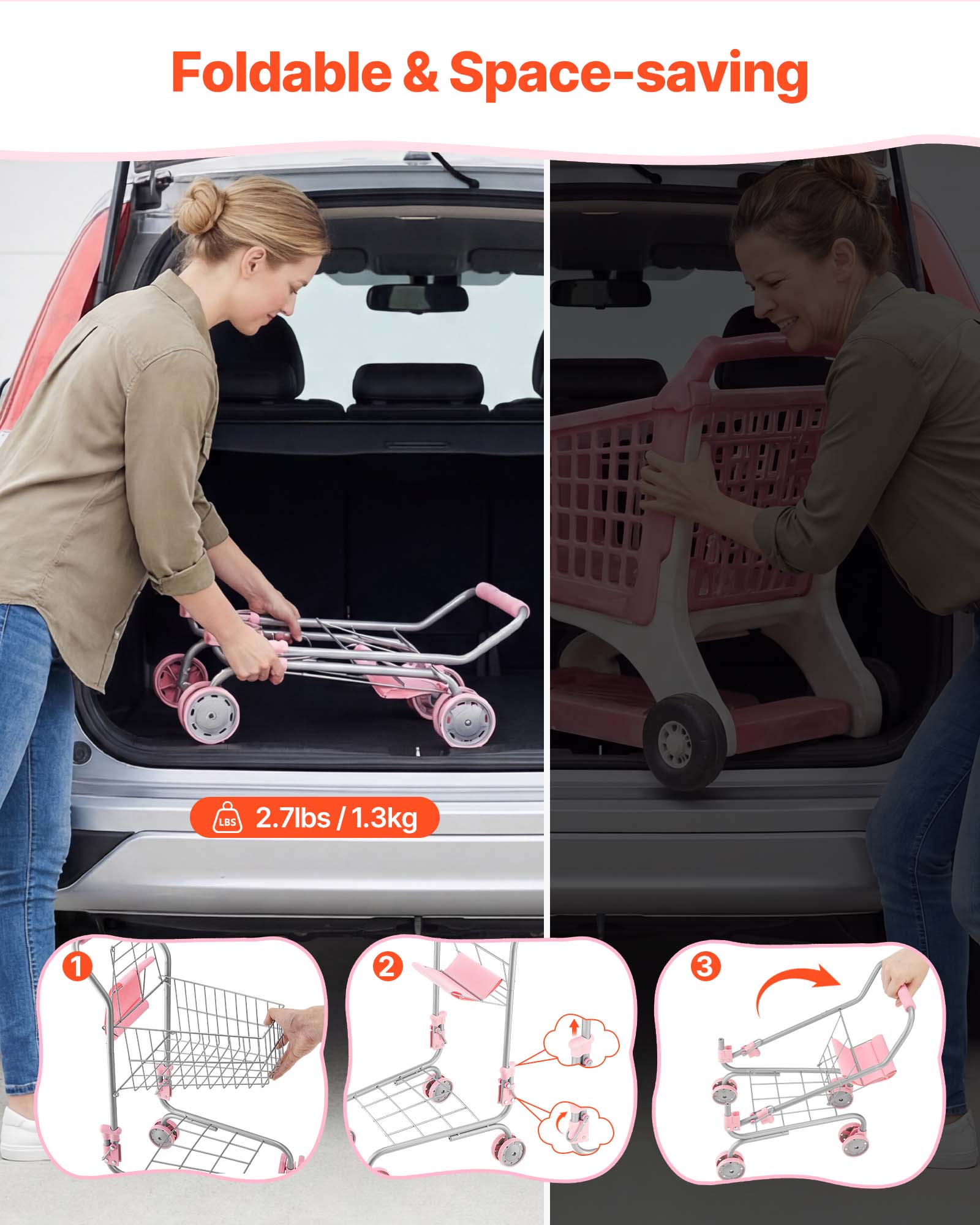 Foldable & Space-saving

2.7lbs / 1.3kg

1 2 3
