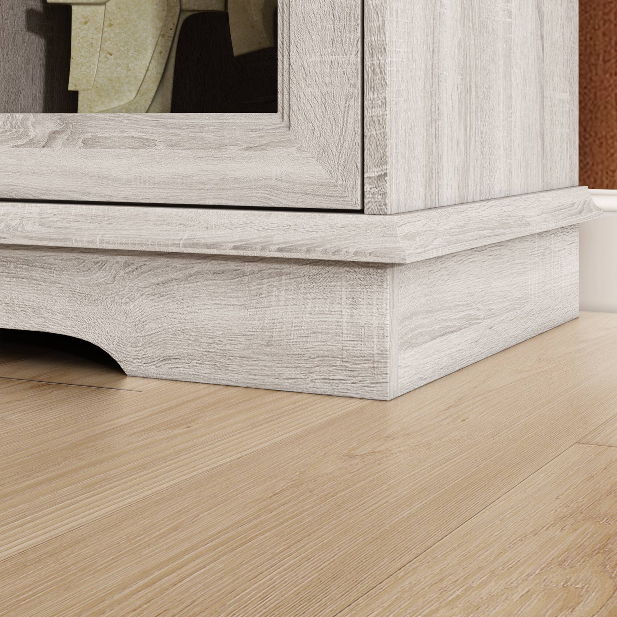 Alt View 7. FUFU & GAGA - FUFU&GAGA Modular Kitchen Storage Cabinet Sideboards Versatile Organization for Modern Spaces Pantry Cabinet - Gray.