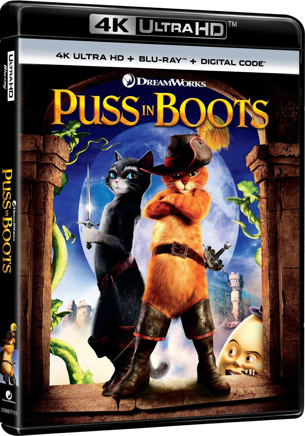 Angle. Puss in Boots   - 4K Blu-Ray.