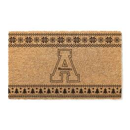 Jardine - Appalachian State Mountaineers 18" x 30" Holiday Coir Doormat - Brown
