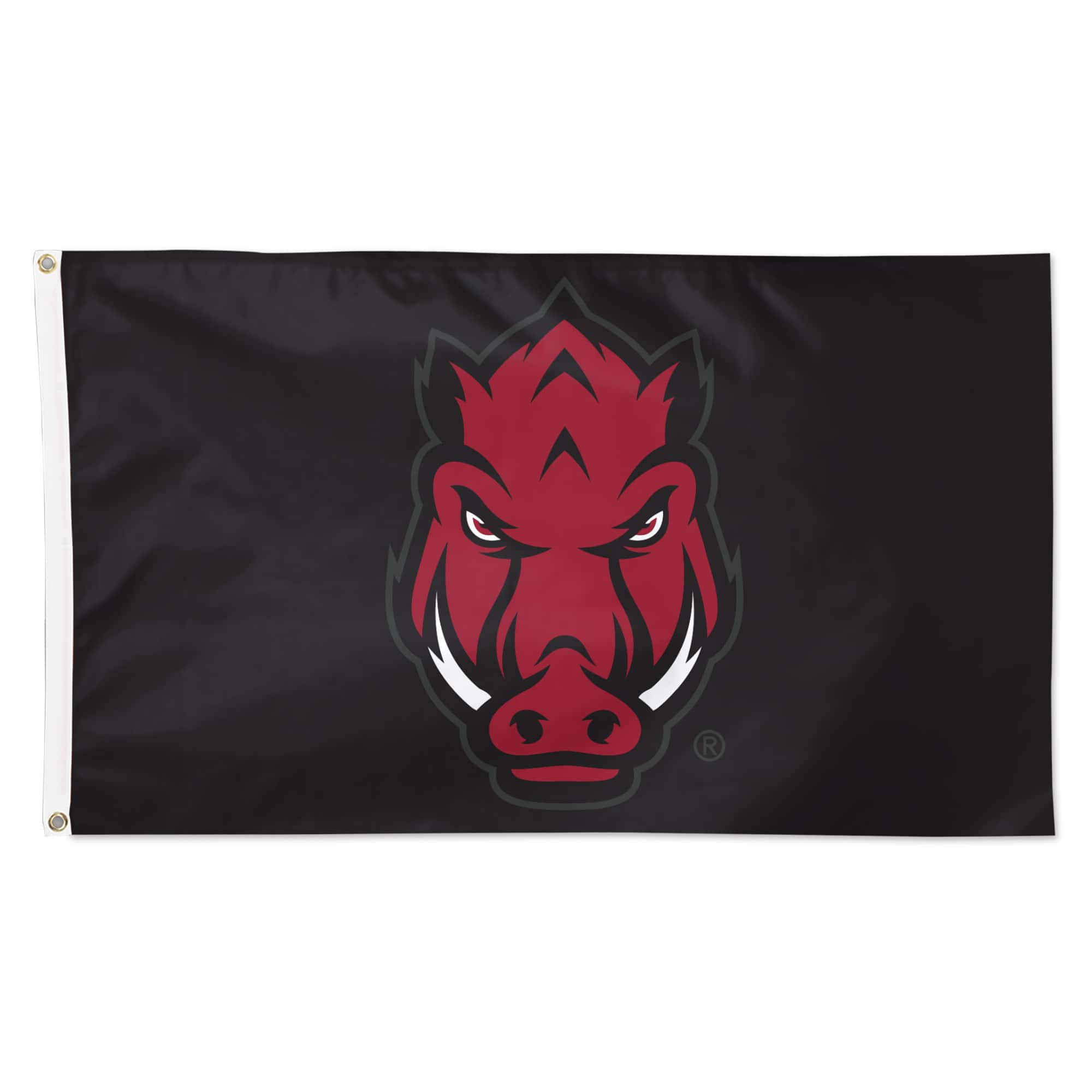 WinCraft - Arkansas Razorbacks 3' x 5' Single-Sided Deluxe Secondary Team Logo Flag - Multicolor