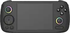 Front. Anbernic - Anbernic RG406H – 4″ IPS Touchscreen Retro Gaming Handheld (Android 13, Unisoc T820, 8 GB RAM, 128 GB SSD) - Black.