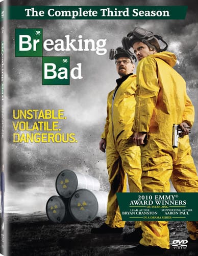 Front. Breaking Bad: The Complete Third Season   - DVD.