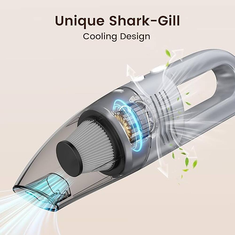 Unique Shark-Gill Cooling Design