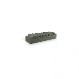 Meridian Furniture - Rumble Vegan Leather Bench - Green