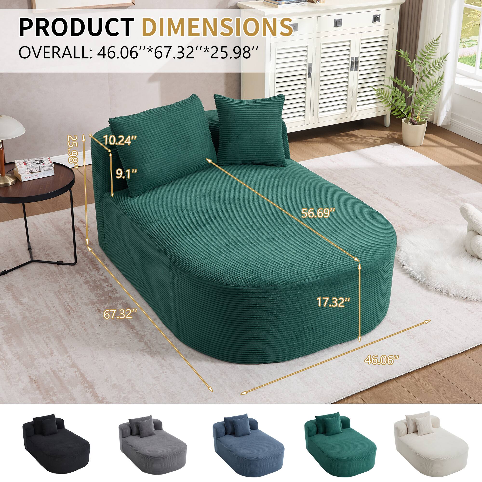 PRODUCT DIMENSIONS  
OVERALL: 46.06" * 67.32" * 25.98"  

10.24"  
9.1"  
56.69"  
67.32"  
17.32"  
46.06"
