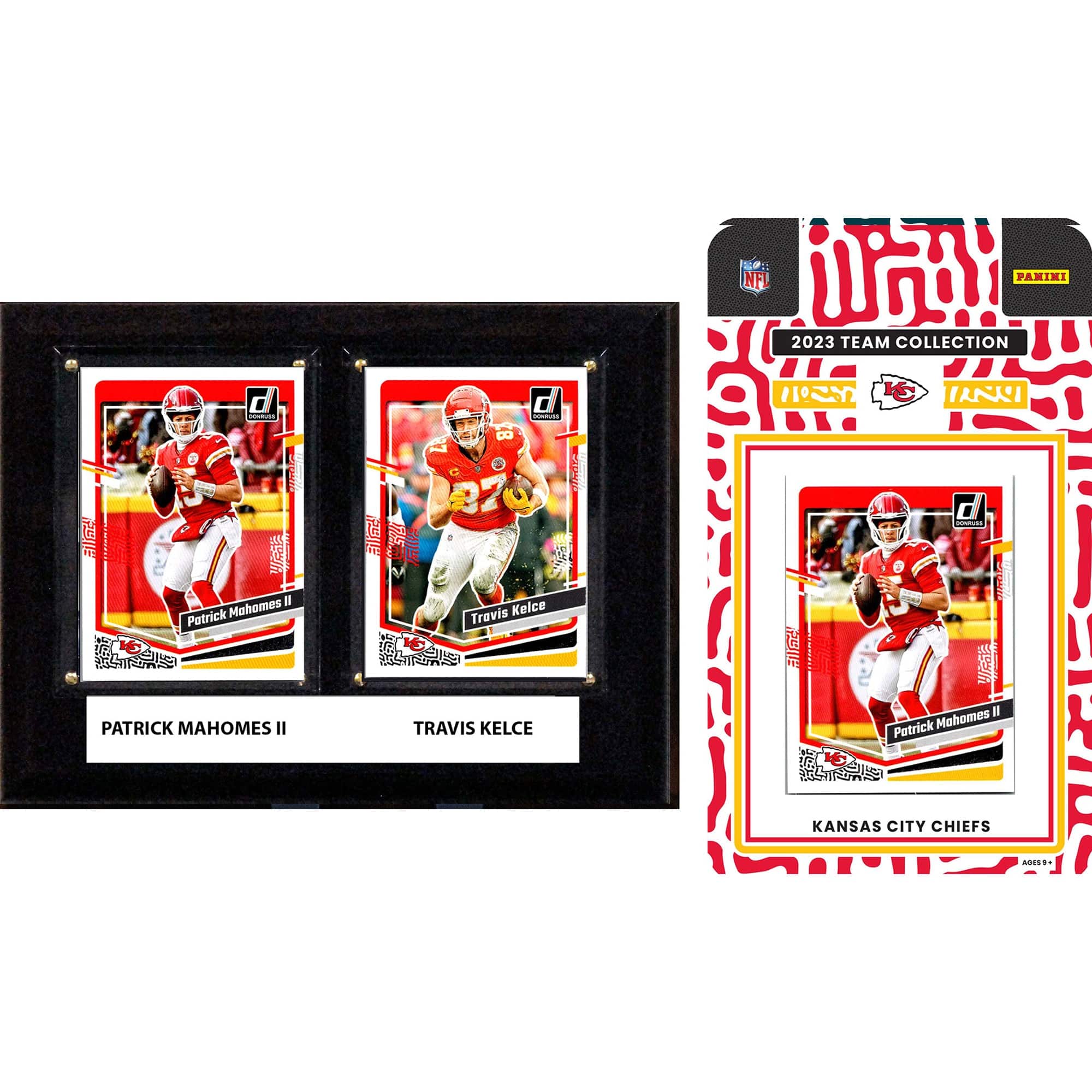 "C&I Collectibles - Kansas City Chiefs 6"" x 8"" Player Plaque & 2023 Team Trading Card Set - Multicolor" price history on PriceWatchPro