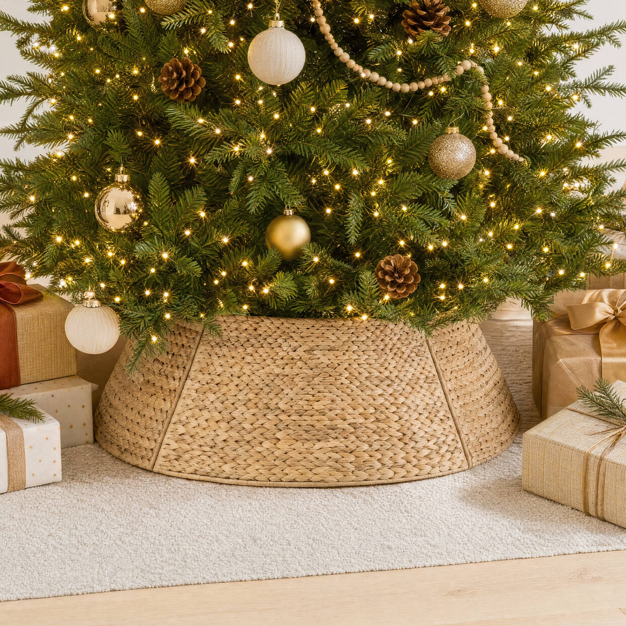 Alt View 8. Best Choice Products - Best Choice Products 12ft Pre-Lit Artificial Aspen Slim Christmas Tree, TwinkleMAX Ultra Bright LEDs w/ 5748 Branches - Green.