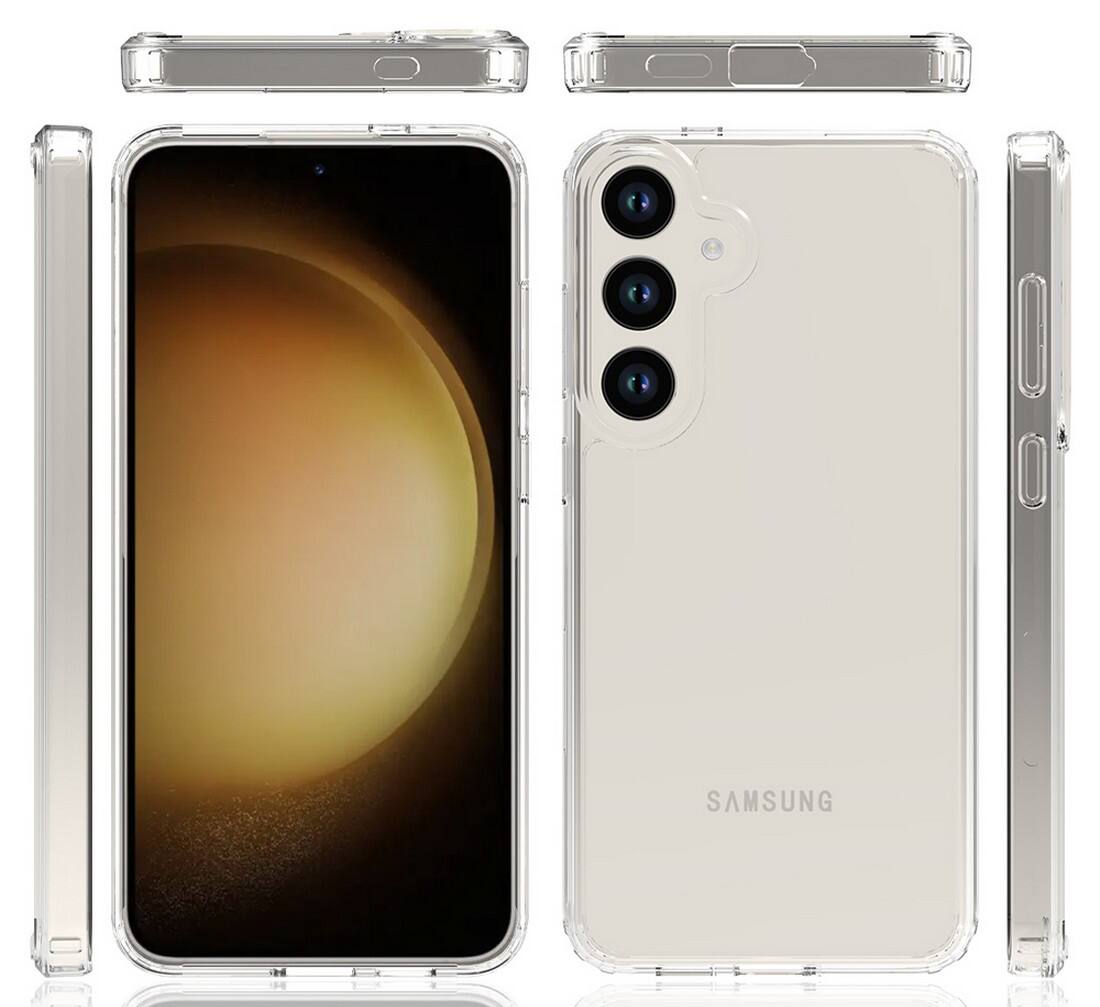 Alt View 2. Nakedcellphone - Clear Case for Samsung Galaxy S24 Plus Phone - Clear.