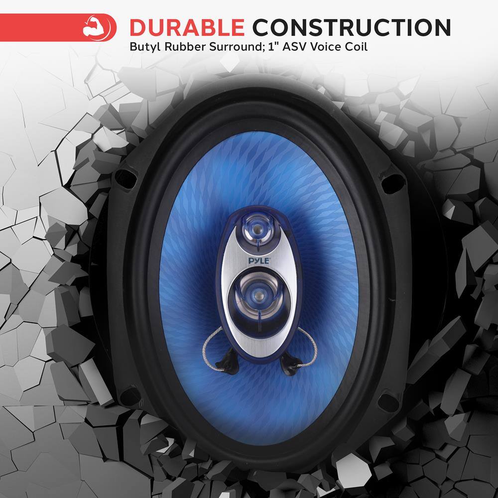 DURABLE CONSTRUCTION  
Butyl Rubber Surround; 1" ASV Voice Coil