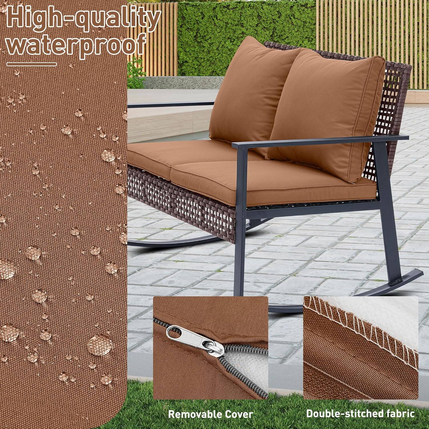 High-quality waterproof  
Removable Cover  
Double-stitched fabric