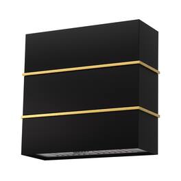 Akicon - 30 inches - Externally Vented - Wall Range Hood - Black with Gold
