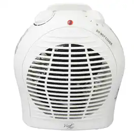 VieAir - Vie Air 1500W Portable 2-Settings Fan Heater with Adjustable Thermostat - White