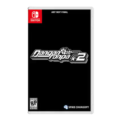 ART NOT FINAL
NINTENDO SWITCH
Dangan Ronpa 2
X
NAING
PEADING RP
WATURE 4
ESRB
SPIKE CHUNSOFT - RP (Rating Pending)