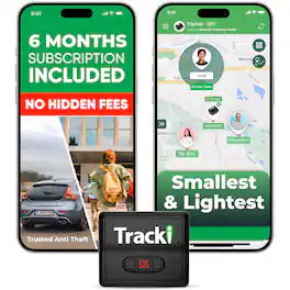 Tracki - GPS Universal Tracker for Vehicles - Real-Time 4G LTE Assets & Car Tracking Device (6 mo Subscription Required) - Black