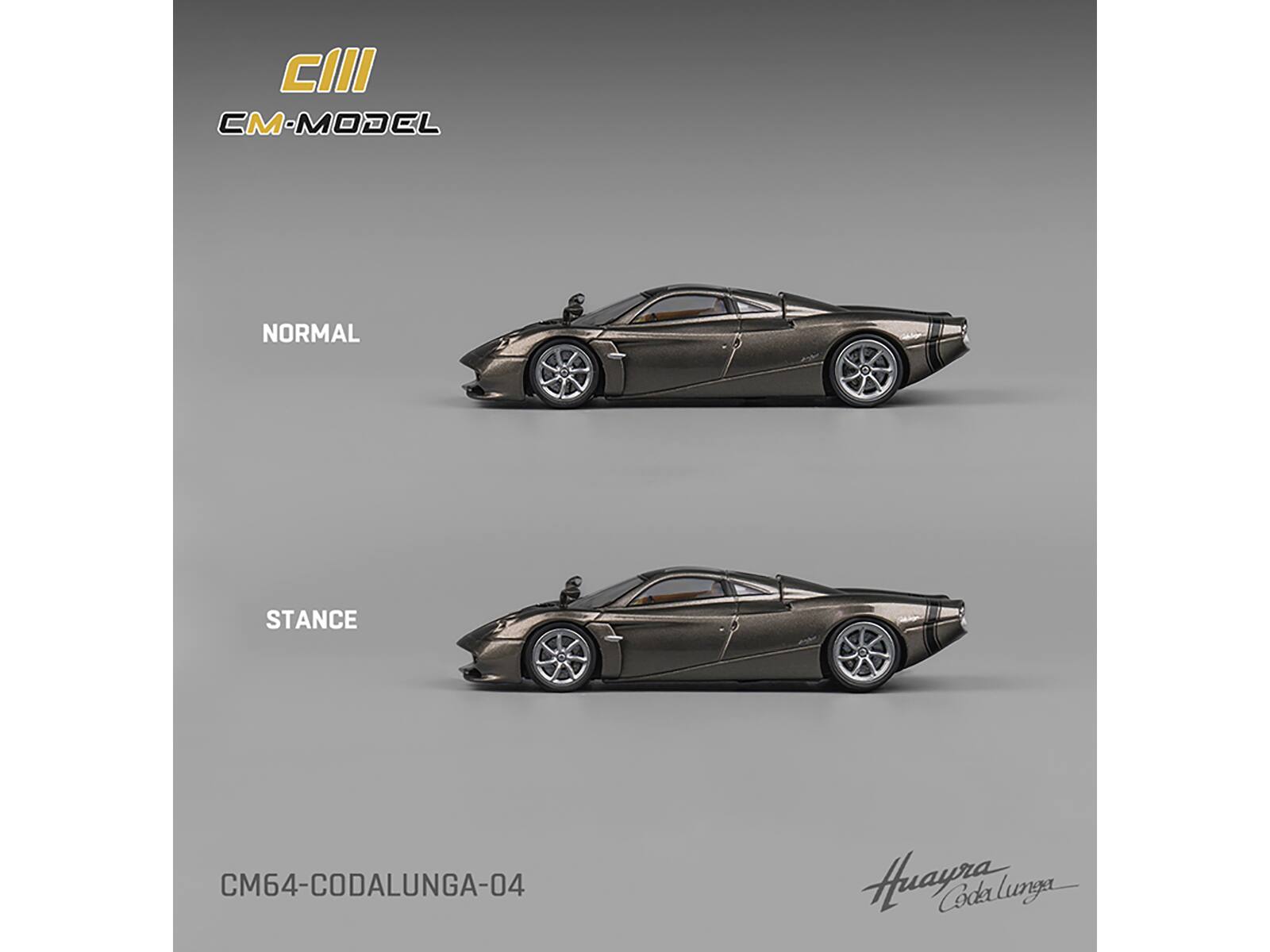 CIII  
CM-MODEL  

NORMAL  

STANCE  

CM64-CODALUNGA-04  

Huayra  
Coda Lunga