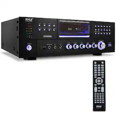 PYLE
PyleUSA.com
Pre-Amplifier w/Built-in DVDPlayer/MP3/AM/FM Tuner/USB/AT
PD3000BA
POWER
HEADPHONE
MIC1
MIC2
ECHO
M TREBLE
M BASS
M VOLUME
RUB VOL
WATERFALL
USB PORT
PYLE
PyleUSA.com