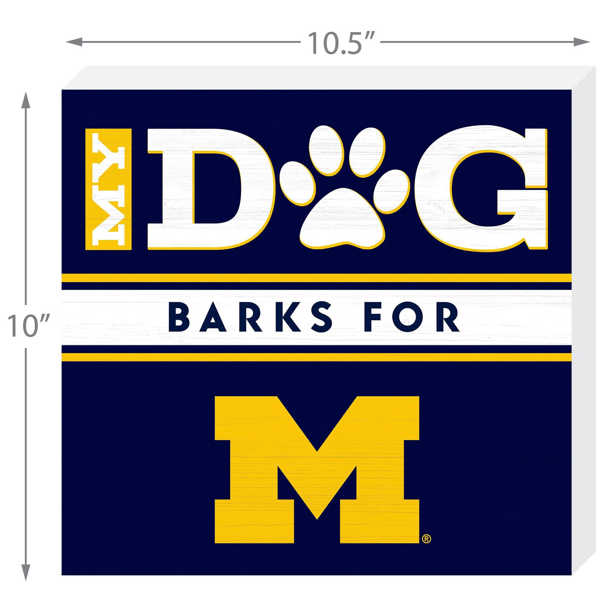 10.5"  
MY DG  
BARKS FOR  
M